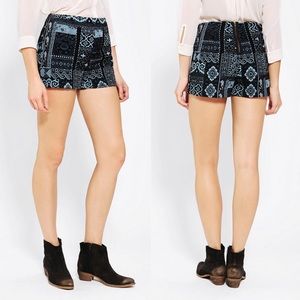 Urban Outfitters Ecote Jaquard Pinup Short